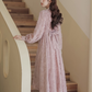 Vestido Largo Estilo Cottage Rosa Matilda