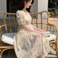 Vestido midi floral casual Brenda
