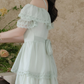 Vestido largo romántico cottage Fey