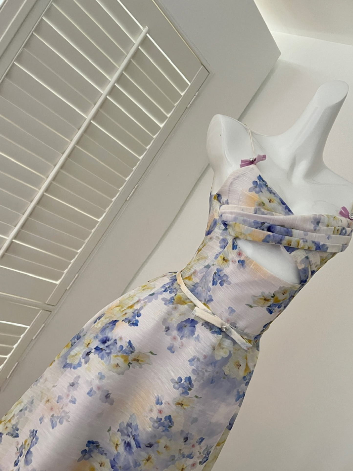 Vestido largo floreado elegante Leilani (Mayoreo)