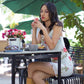 Vestido mini floral blanco de primavera Olivia
