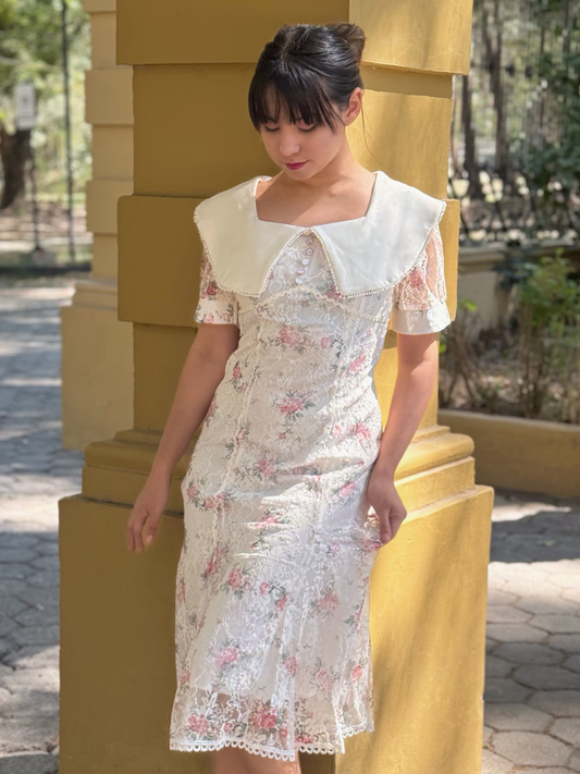 Vestido vintage floral Rosaline