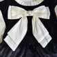 Vestido con moño elegante y forro afelpado de niña  Ellie