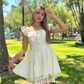 Mini vestido romántico tierno Juniper