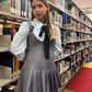 Vestido elegante preppy Megan