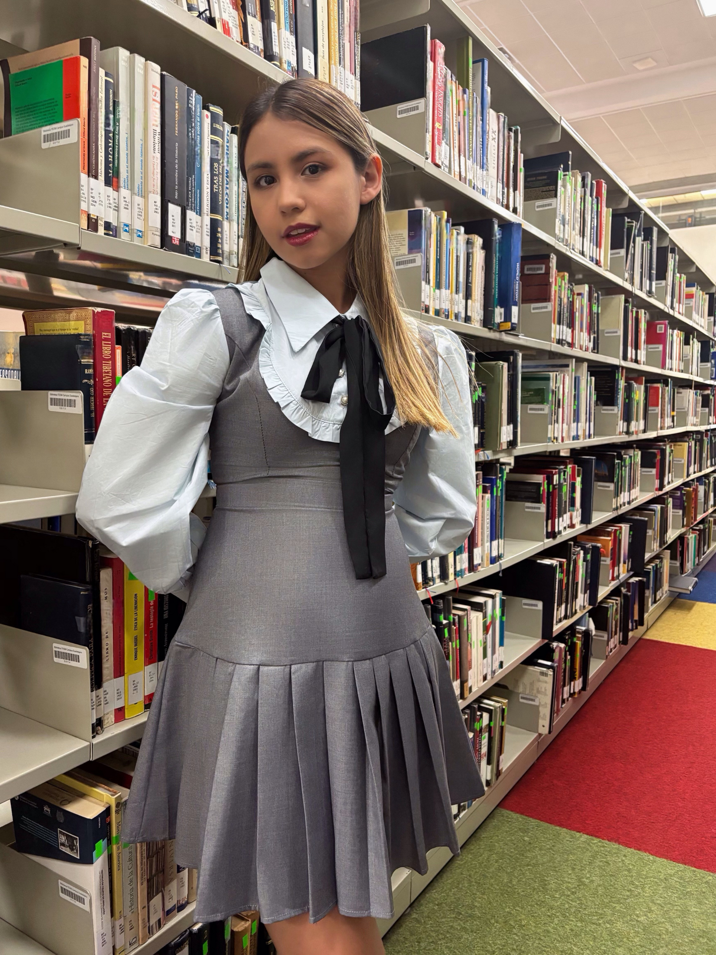 Vestido elegante preppy Megan