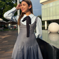 Vestido elegante preppy Megan