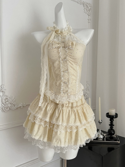 Set dos piezas top y mini falda Nara