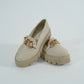 Mocasín con cadena latte Berlin
