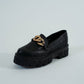 Mocasín con cadena negro Berlin