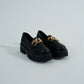 Mocasín con cadena negro Berlin