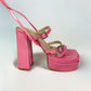 Sandalias con plataforma alta para primavera ROSA Seúl